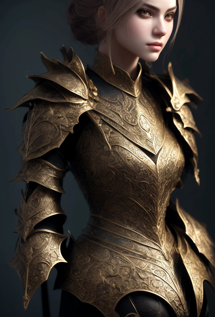 Royal Knights，Luxurious heavy armor covers the whole body，show，woman，Tall and strong，Point the knight's sword at the ground，Sports Late，Cleavage close-up，Solemn，Flat Chest，moderate，Humble，Cinematic, High resolution, original, Complex, high quality, Gorgeous shades, Complex details, Ultra-fine，OC Rendering，Ray Tracing，Real Light and Shadow，Surreal