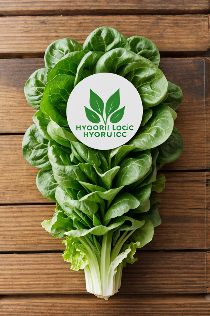 Hydroponic lettuce logo 