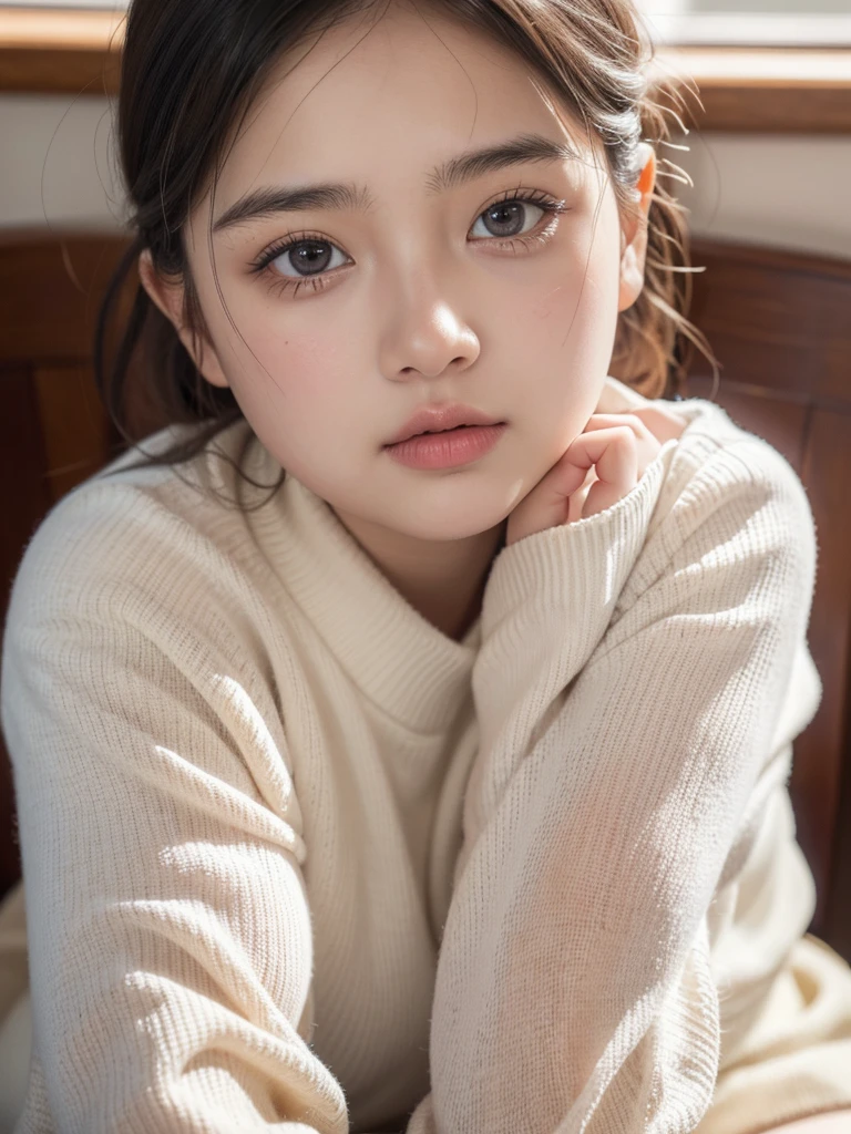 a fat 10 year old obese girl wearing , beautiful detailed eyes, beautiful detailed lips, extremely detailed eyes and face, long eyelashes, round chubby cheeks, fat body, sitting on a chair, school classroom background, (best quality,4k,8k,highres,masterpiece:1.2),ultra-detailed,(realistic,photorealistic,photo-realistic:1.37),vibrant colors,studio lighting,hyper realistic,detailed facial features,intricate clothing folds,soft lighting