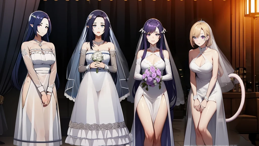 kawakami_mai, blonde hair, long hair, hair let down, purple eyes,
BREAK (transparent tulle wedding dress with long sleeve and long tail:1.5),
BREAK (Night:1.7), Japan, cyberpunk, CityView, Before Window, Standing at attention,armpits,arm up, expressive eyes,seductive smile, looking at viewer, NSFW,(Full_body),
BREAK (masterpiece:1.2), best quality, high resolution, unity 8k wallpaper, (illustration:0.8), (beautiful detailed eyes:1.6), extremely detailed face, perfect lighting, extremely detailed CG, (perfect hands, perfect anatomy),