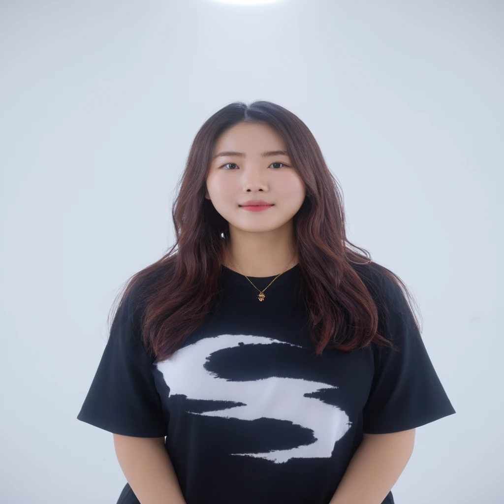 Best Quality, 8k, Masterpiece, (Portrait: 1.3), (photo realistic:1.4), (hyper realistic:1.4), Sharp Focus, looking at viewer, (smoother lighting:1.1), (increase cinematic lighting quality:0.9), realistic lighting, backlighting, light on face, ray trace, (brightening light:1.2), (Increase quality:1.4), sharp detail, (best quality real texture skin:1.4), finely detailed eyes, black_eyes, finely detailed face, 25 year old Korean woman