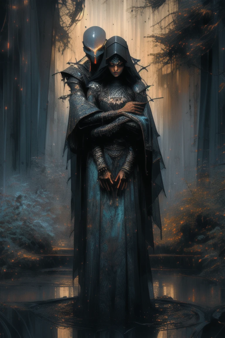 (Best Quality,4k,8k,high resolution,Masterpiece:1.2),ultra detailed,(realist,photorealist,photo-realist:1.37),Women,Beautiful detailed eyes,beautiful detailed lips,extremely detailed eyes and face,long eyelashes,mysticism,dark atmosphere,mysterious aura,ethereal glow,intricate patterns,from the underworld,tema from the underworld,sinister shadows,strange creatures,hyper-detailed textures,hd 8k,mythical symbols,premonitory landscape,enchanted Forest,ghostly figures,strangely distorted shapes,Mysterious beauty,haunting presence,Fascinating look,twisted branches,Whispering wind,sublime darkness,transcendent colors,Imposing presence,otherworldly beauty,majestic aura,supernatural elements,ethereal beings,hauntingly beautiful,mystical energy,supernatural tranquility,seductive darkness,Veil of mystery,veiled figures,hidden secrets,supernatural charm,surreal atmosphere,secretos from the underworld,disturbingly attractive,charismatic darkness,Radiance from another world,spectral figures