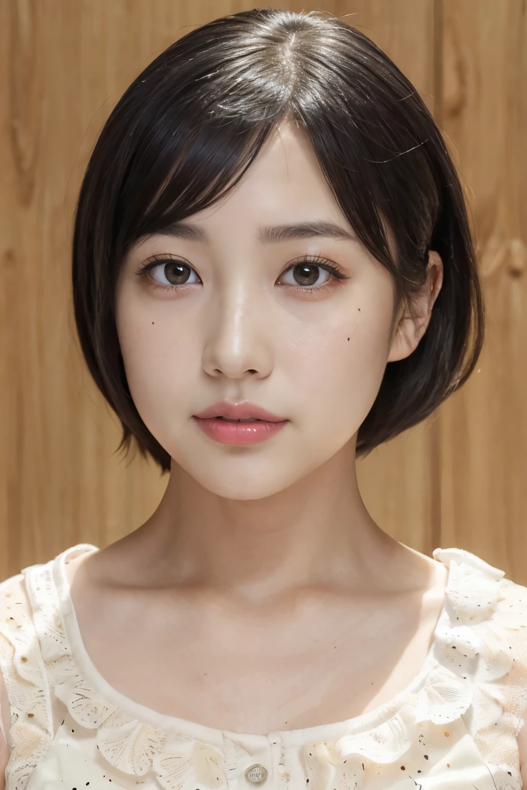 (photorealistic:1.2), 1 young female, (beautiful face:1.2), (頬にそばかす, freckle:1.8), (, no makeup:1.3), break, (full body shot:1.5), break, indoor, classroom, (dynamic angle:1.1), from side, break, photo of young Japanese female, (14 years tailed pores and skin lines, break, happy, very fine eyes, break, (small breasts:0.5), black eyes, black hair, short cut hair, break, (eyes and faces with detailed:1.0), break, (masterpiece, best quality, ultra detailed, detailed face, 8k), (rim light:1.2)