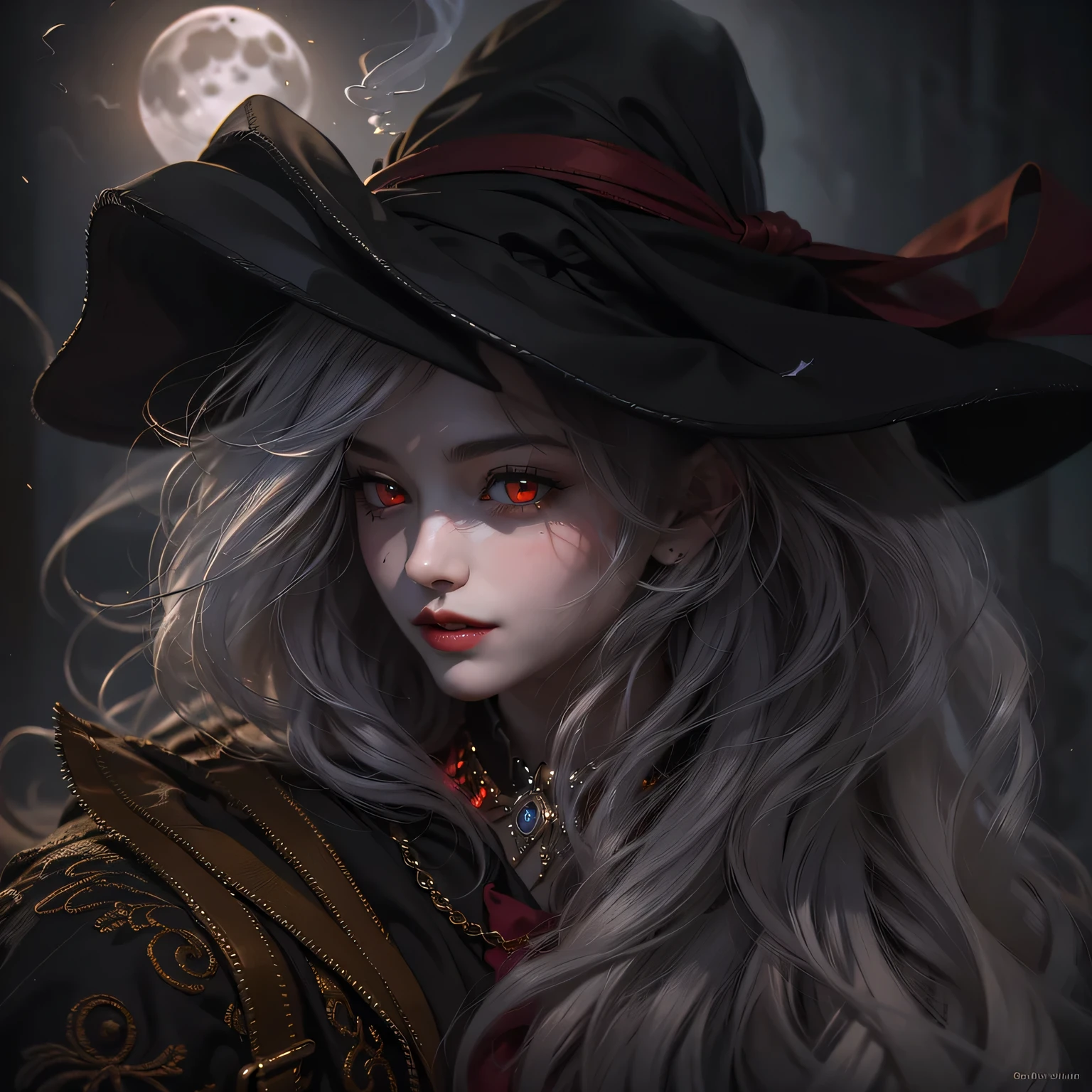 quality(8k wallpaper of extremely detailed CG unit, masterpiece, hight resolution, top-quality, top-quality real texture skin,hyper realisitic, digitial painting,increase the resolution,RAW photos,best qualtiy,highly detailed,the wallpaper),BREAK,8K, Girl, Dvd 80 bloodborne darkfantasy, anime art, horror scene, blood moon, ghosts,