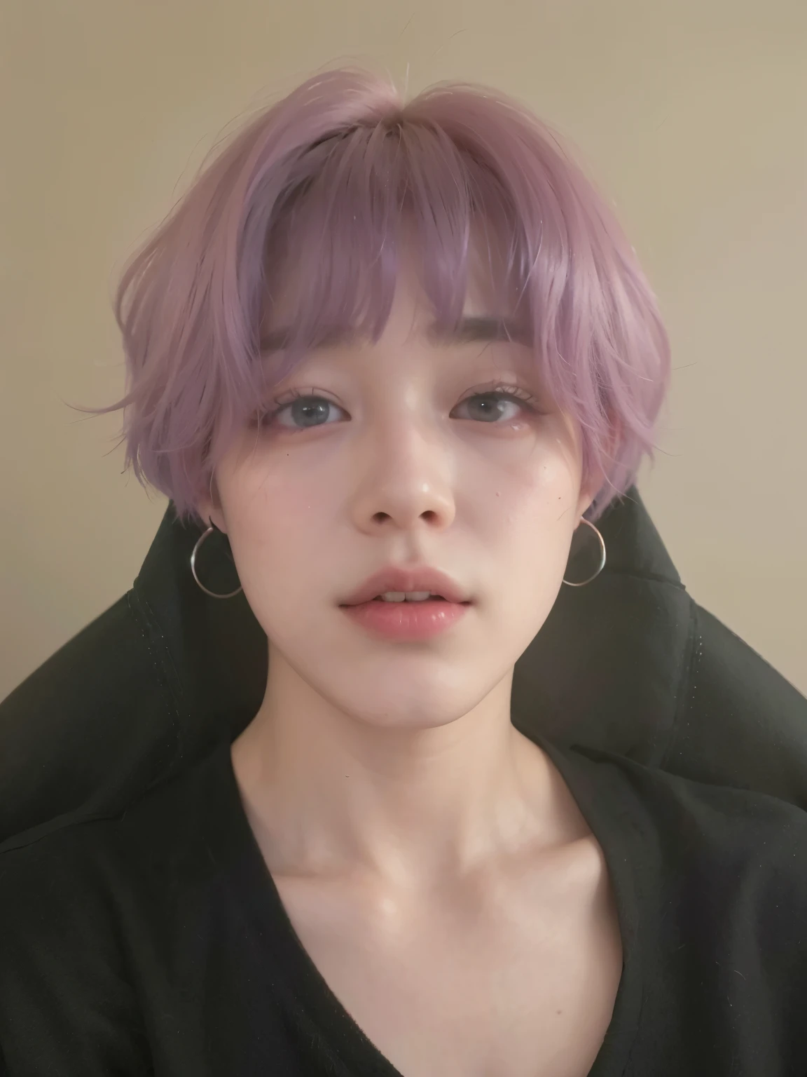 Arafa woman with colored hair sitting at a table, jung jaehyun, adorable and pale korean face, ulzzang inteligente, Kim Doyoung, with short hair, jossi do blackpink, Hong Jun Hyung, Tae June Kim, ulzzang, the hime cut, Jaeyeon Nam, xqc, park jimin, tomboy short platinum hair