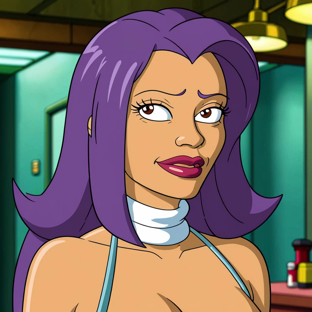 Leela from Futurama, oral rape