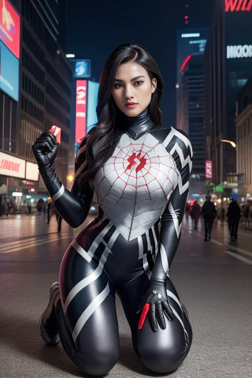 Highest image quality,Outstanding details,Ultra-high resolution,one-girl,Female Counter-Strike,Mecha pie,Robust body,Sexy and robust,Detailed abs,Detailed muscle lines,dynamicposes,the night,Future city street view background,neonlight,sense of science and technology,future-tech,Very detailed cyberpunk style,cyber punk perssonage,Highly detailed Counter-Strike uniforms,Highly detailed helmet,Police badge,Highly detailed guns,Highly detailed police equipment,frontage,Full body photo,Look from the bottom up,look from down, looki at viewer