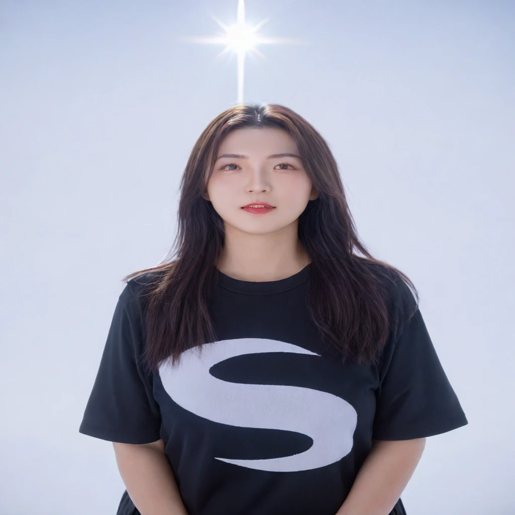 Best Quality, 8k, Masterpiece, (Portrait: 1.3), (photo realistic:1.4), (hyper realistic:1.4), Sharp Focus, looking at viewer, (smoother lighting:1.1), (increase cinematic lighting quality:0.9), realistic lighting, backlighting, light on face, ray trace, (brightening light:1.2), (Increase quality:1.4), sharp detail, (best quality real texture skin:1.4), finely detailed eyes, black_eyes, finely detailed face, 25 year old Korean woman