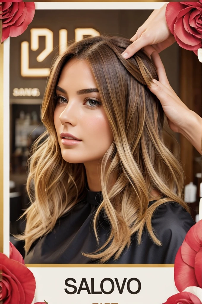 Hair saloon banner 