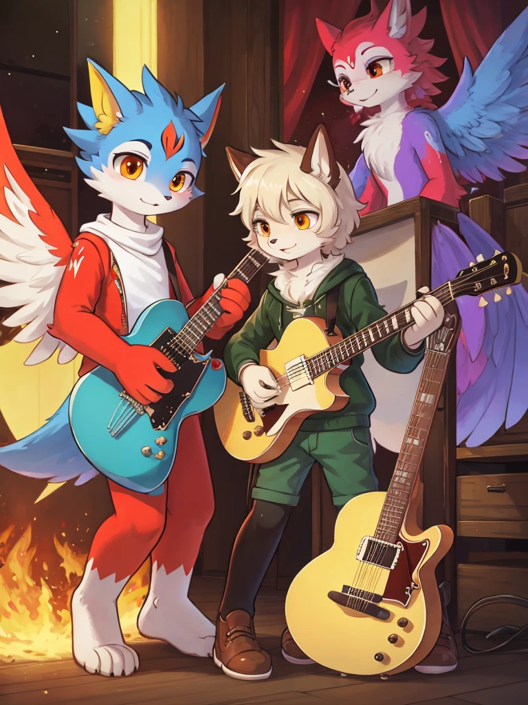 firebird and hummingbird and es-335 , Gibson