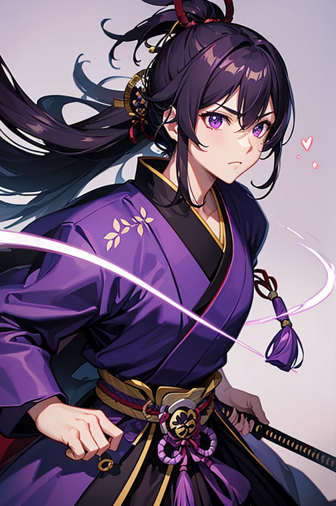Male Samurai。Purple Samurai