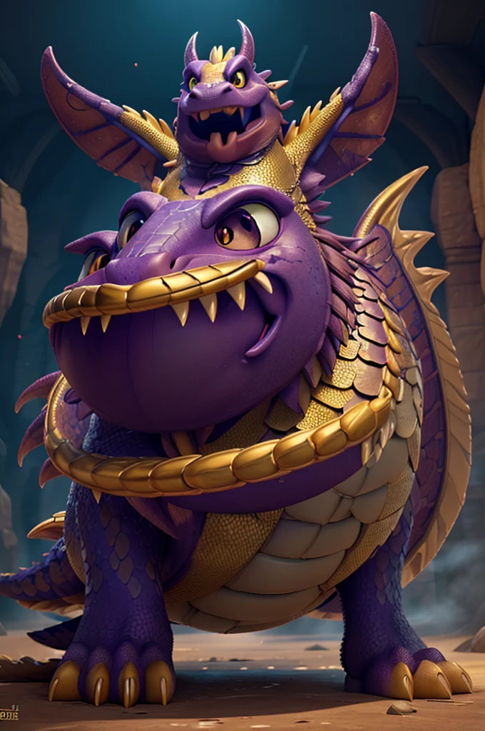 a giant golden chinese dragon, intricate scales, powerful claws, majestic horns, flowing mane, coiled body, dramatic pose, mythical creature, breathtaking detail, cinematic lighting, masterful 3D rendering, epic fantasy, vibrant golds, rich colors, dramatic shadows, ultra-detailed, 8k, photorealistic