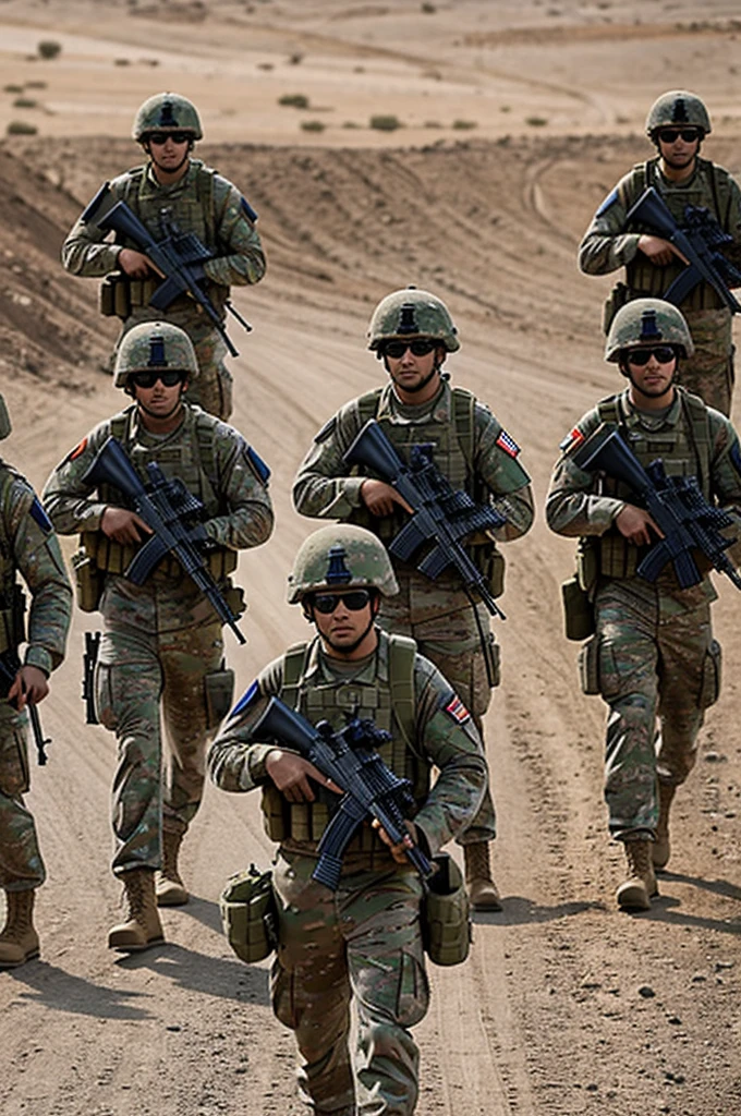 I want a group of soldiers