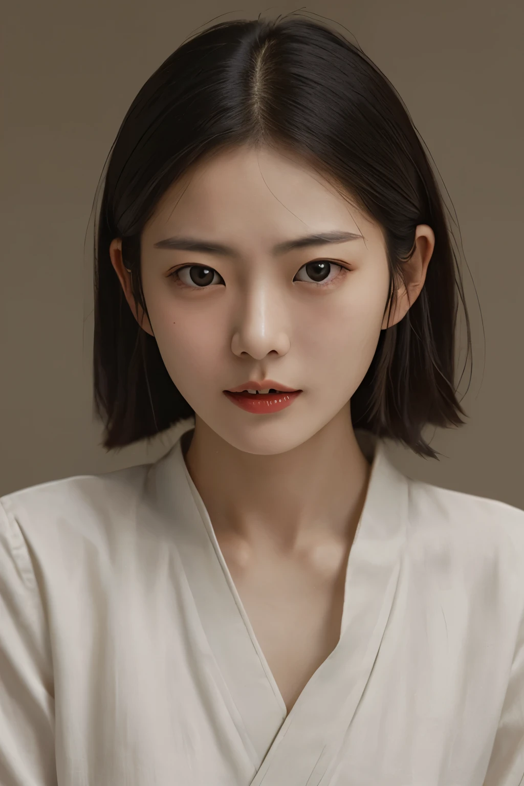 Asian female dignified mid-shot with temperament