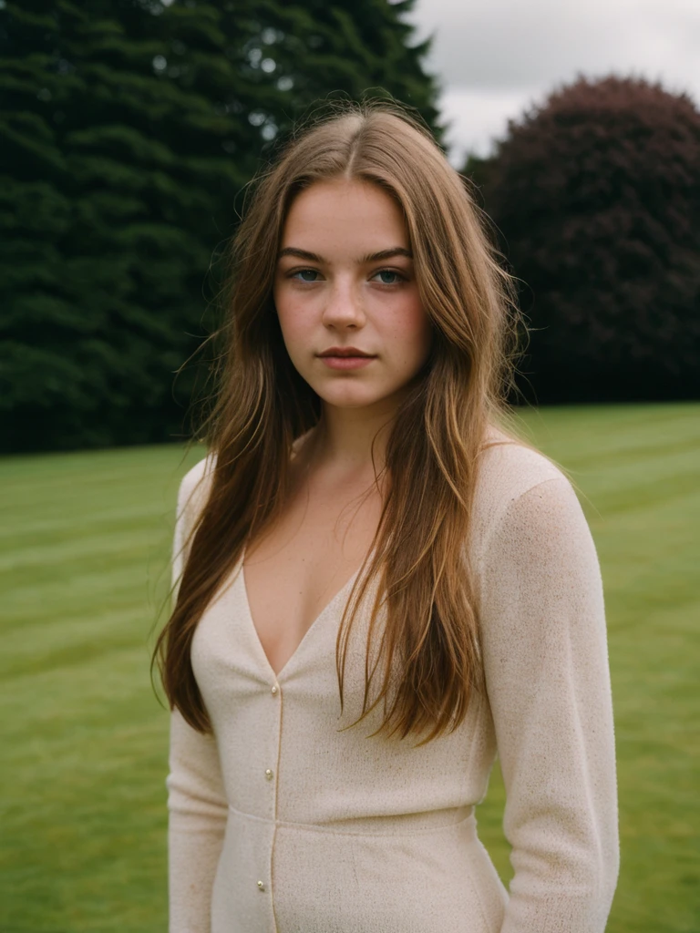 best quality, glamour une jeune fille de 18 ans peau couleur de peau stand au royaume-uni, North Ireland, pearl, shot with Leica M3 135mm f1.8 only