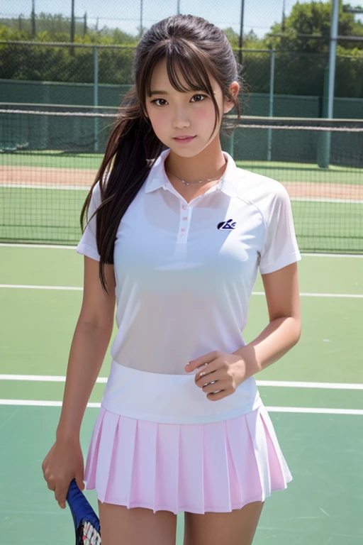 Cute Girls、high school girl、Idol、Tennis Wear、See-through