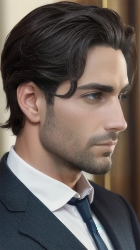 Men a jew focus in face