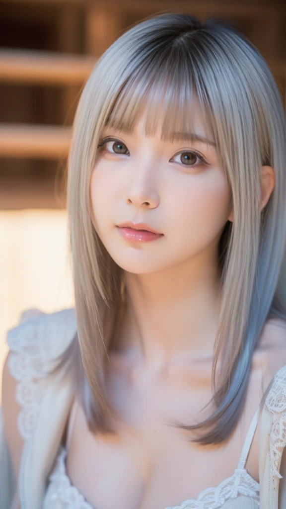 masterpiece, Highest quality, One Girl, Elaina_(May_no_gossip), Silver Hair, Purple eyes, Long Hair,