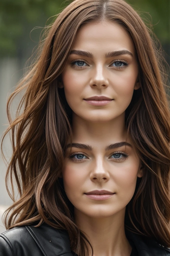 copie le visage de sophie rain en le changeant un peu 