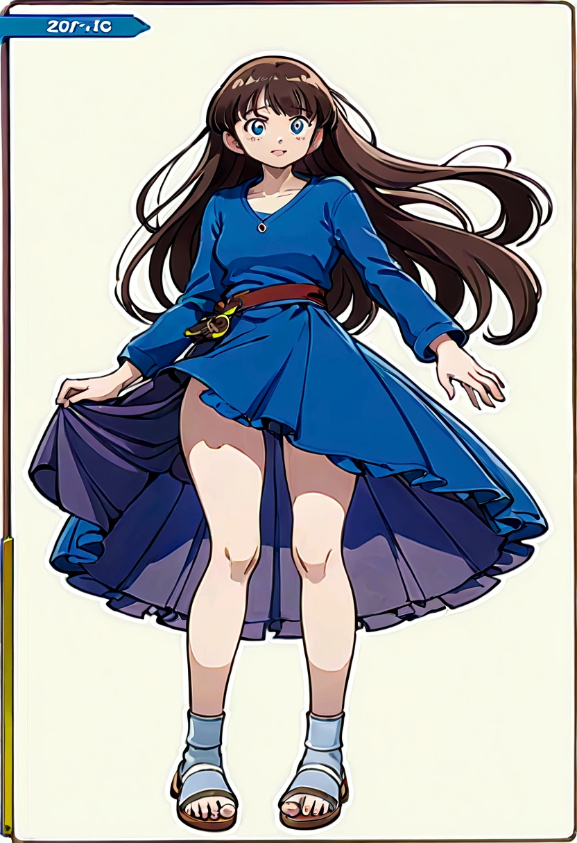 音無響子
Low - Angle、
Low - Angle、Long skirt、Hold down your skirt that is being blown up by the strong wind、Anime white panties in a strong wind、Crotch is visible
ローレグのパンツ、Color: White、
Crotch is visible、
、Lined、White lace lining、