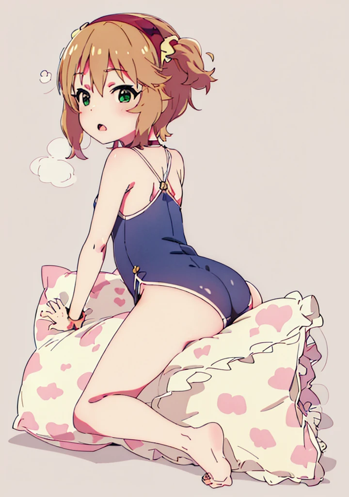 (best quality, masterpiece),mine , details), (Light and shadow oxtail , bed background, Cute girl posing on pillow ,Pillow,(piles of Pillow),Upholstered,((four poster bed)),Soft pillow quotation,Lots of Pillow,(Pillow),The love surrounding the protagonist,steam,Luxury Pillow),(luxury bed),(Gorgeous pattern pillow),luxurious pillow,(bedroom ),pillow humping,hump,open mouth,red eyes , kneeling,(Love around the protagonist),(Steaming hot),(pillow),Four poster bed,Canopy bed,Lots of pillow heads,princess bed , frilled pillow , long hair , frilled pillow , (pink polka dot pillow) , ((Sakurai momoka)) , blonde hair