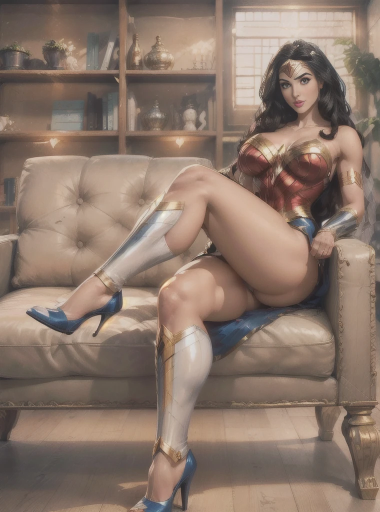 ((ultra detailed, masterpiece, absurdres))
DOAHelena, 1girl, wonder woman, long hair, black hair, wearing a wedding dress, bridal veil, inside a church, Wonder Woman as the Bride,Wearing white wedding dress,, Gal Gadot plays Wonder Woman, Pretty face,Rich in details,Smile charmingly,Bodybuilding,Full figure,huge breasts, huge ass, plump body, sexy uniform wedding dress,super huge ass