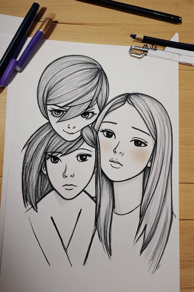 Draw a picture about gender-based violence.