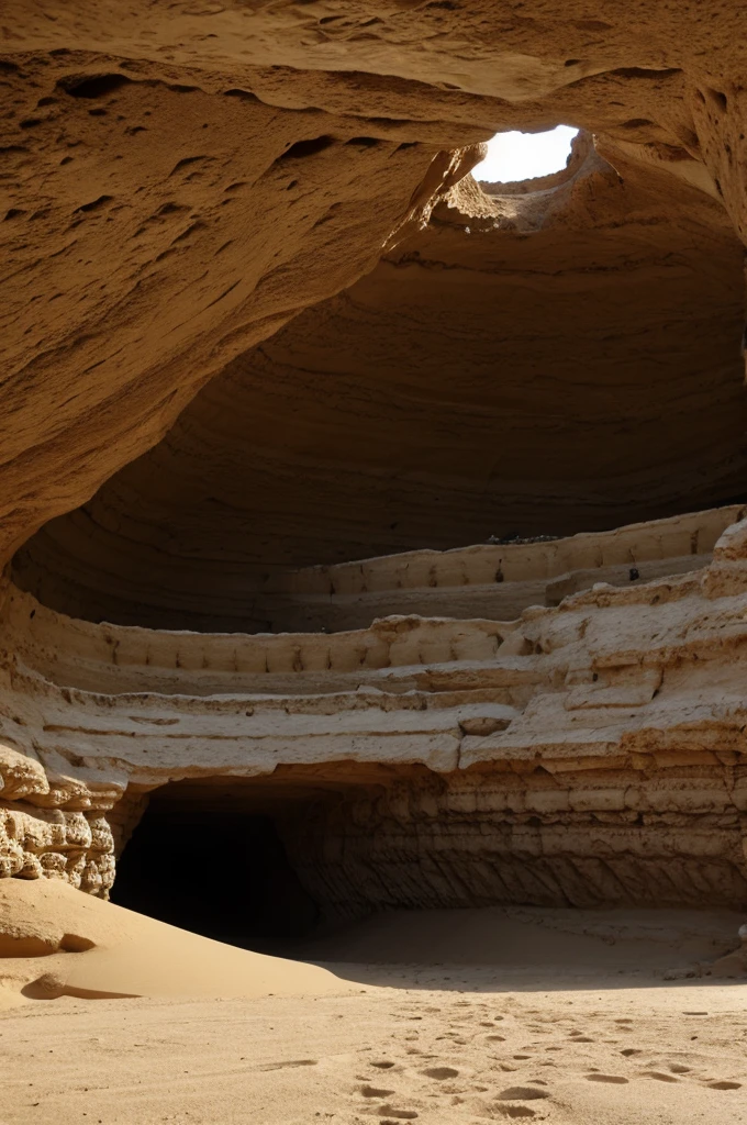 Roman sand cave