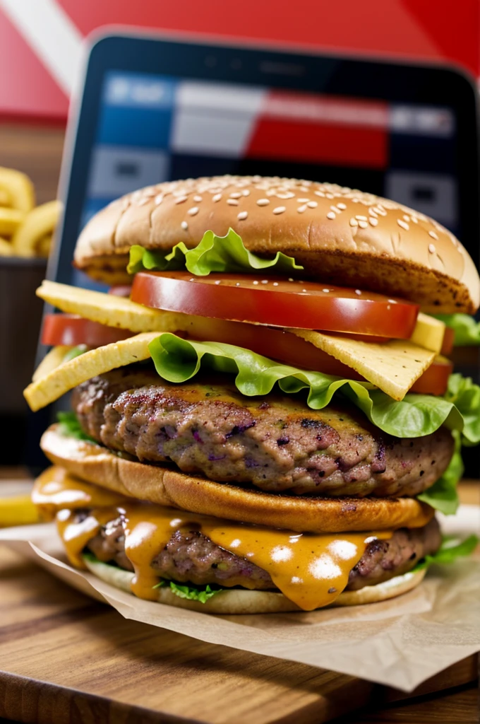Burger and technology 