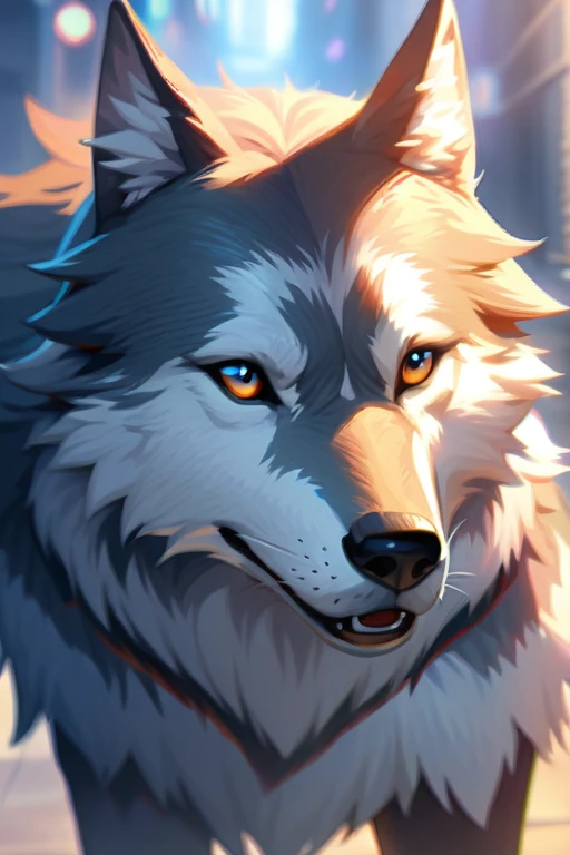 ((Best quality)), ((masterpiece)), (detailed), Anime Holo Wolf