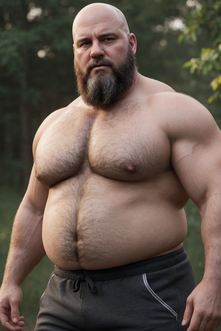 8K resolution very realistic An award-winning original photo,8K Very Realistic Accurate Bearded Big Bald Middle Aged Manly Chubby Fat Muscular Beefy Burly big belly hairy daddy bear man,( wearing an accurate shorts ),( wearing an accurate Black Singlet Cotton Vests Training Tank Top ),( 8K Very realistic Accurate shoulders), 8K very realistic accurate detailed shoulders, 8K Very Realistic Accurately detailed bearded big bald middle aged daddy bear big belly chubby muscular manly burly beefy hairy daddy bear man, 8K very realistic accurate beard, 8K very realistic accurate detailed beard, 8K very realistic accurate body hair, 8K very realistic accurate detailed body hair, 8K very realistic accurate mens clothing,8K very realistic accurate detailed mens clothing,( 8K Realistic Detailed face:1.3),8K very realistic accurate arms,8K very realistic accurate detailed arms, 8K very realistic accurate hands, 8K very realistic accurate detailed hands, 8K very realistic accurate elbows, 8K very realistic accurate fingers, 8K very realistic accurate detailed fingers, 8K very realistic accurate wrist, 8K very realistic accurate chest, 8K very realistic accurate burly belly, 8K very realistic accurate detailed burly belly, very realistic accurate detailed chest, 8K very realistic accurate pecs, 8K very realistic accurate pecs, 8K very realistic accurate thick neck, 8K very realistic accurate neck, 8K very realistic accurate detailed neck, 8K very realistic accurate detailed neck lines,8K very realistic accurate lips,8K very realistic accurate lips,8K very realistic accurate eyes,8K very realistic accurate detailed eyes, 8K very realistic accurate big burly body, 8K very realistic accurate detailed big burly body, volumetric lighting,( 8K Very High Best quality,8K A Very high resolution, 8K Very Photorealistic),8K very realistic accurate Intricate details,very accurate daddy bear photoshoot, 8k High hdr,8K Very Realistic upper body shot, 8k very realistic detailed upper body shot