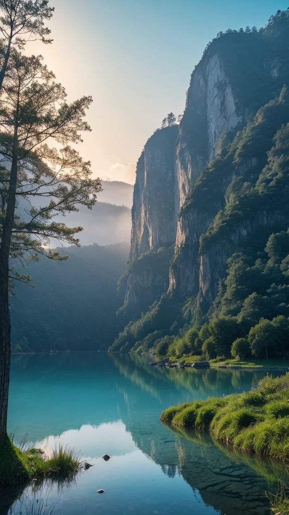 Mysterious and soothing scenery