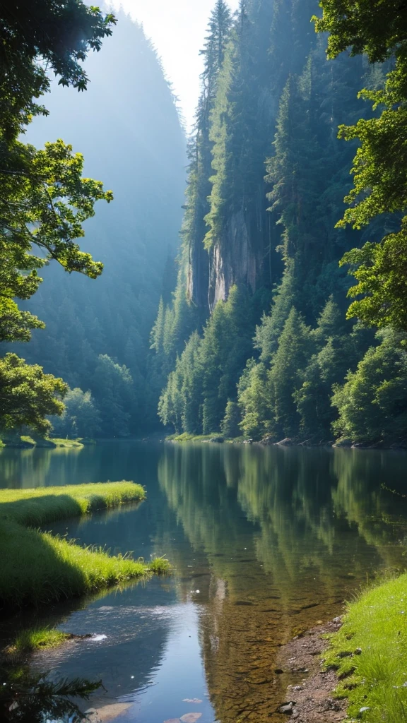 Mysterious and soothing scenery