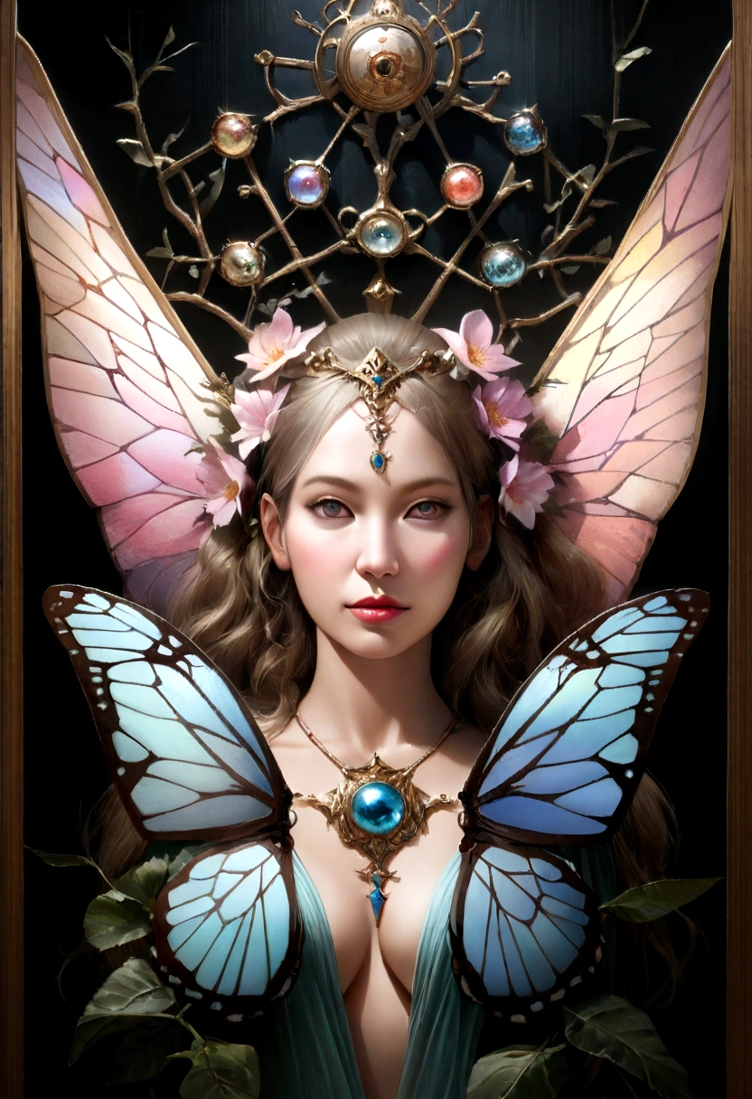 (Highest quality,4K,8K,High resolution,masterpiece:1.2),Super detailed,(Realistic,photoRealistic,photo-Realistic:1.37),Transcendental metaphor,Translucent Essence,Butterfly Metamorphosis,Mysterious presence,Mysterious atmosphere lighting,Transformation of the Soul,Transcendental Journey,Subtle shades of pastel colors,A moment of change,Crossing boundaries,Delicate and intricate details,Blooming Flowers,Powerful symbolism,Self-evolution,Transcendental beauty,崇高で超Realistic,Hidden meaning revealed,Transcendence of the natural world,Mystical and transformative,Translucent butterfly wings,Serene and otherworldly,Amazing、Awe-inspiring,Transformation of everyday life,Unlimited creativity,Transcending reality,Energy for Change,Healing and growth,Vibrant and harmonious composition,Nurturing and peaceful environment,Gentle and pleasant texture,A transcendent connection with nature,Blooming possibilities and infinite possibilities,Fantastic and fantastic atmosphere,Extremely perverted,Beyond time and space,reveal your true self,The pure and radiant essence of existence,A transcendental union of reality and imagination.