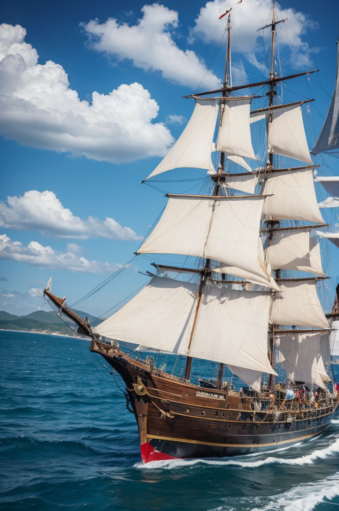 Flying sailing ship　The Magician in the Tricorner Hat　Bibi