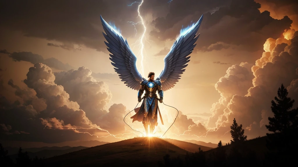 angel, Divine Male Angel, natural, God's Army Angel, angel Masculino de Deus, Strong male angel, God's Army, God's Angel Man, Jewish Beard, Hebrew Angel, Sky God's, God's Sky Heavens, Realistic Man, celestial armor, Beauty, Blue Thunder, fire azul, Realistic fire azul, realistic thunder, electrical screws, realistic detailed 8k, 16K realistic detail, stark, Detailed realistic color, Detailed realistic thunder, fire azul Realistic 8K, Cores photorrealistic 8K, 8K detailed colors, Nitidez photorrealistic 8K, ULTRAHD Photorealism, Divine fire azul, Divine Electric Blue Thunder, Sombras photorrealistics 8K, Textura photorrealistic, naturey, heavens, heavenly, sky night, beauty sky, natta, majestic, majestic Sky, Naturally Elegant, thunders, Sky thunders, Divine thunder, Linda, doradas, starlight, Heavenly Bolts, Blue Electricity, Blue Screws, Rendering, photorrealistic, UltraHigh Definition, 4K, detailed textures, thunder, detailed shadows, detailed colors, naturey Linda, Great Divine, detailed contrast, realistic contrast, high resolution, detailed colors, realistic detailed 16K, 8k high definition, detailed contrast, realistic contrast, high resolution, detailed colors, fire, villany, realistic detailed, chic,