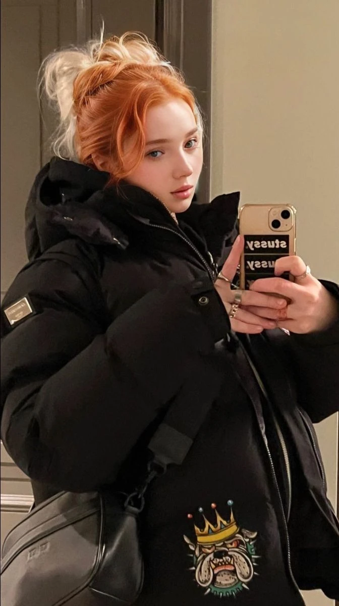 (((Masterpiece))), 25-year-old Caucasian French girl with shoulder-length messy red hair, adorned with , blooming hair akin to a royal . Captured in the best quality, this illustration serves as a 4K wallpaper,