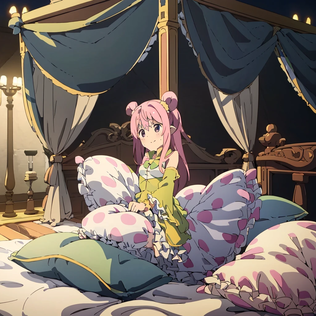 (masterpiece,best quality),my own , (Light and shadow suitable for any Pillow background)), Cute girl in pajamas posing on Pilloww ,Nature,, (blush),a smile,Pillow Head,(Lots of Pillow),Soft cushion,(canopy bed),Soft pillow quotation,(Pillow damage),Lots of Pillow,(Crotch rubbing),((Pillow Hump)),(Pillow),(A tail),,(Pink Pillow),(Love around the protagonist),Steam,(Pillow Head),(),(Luxury Pillow),(Pillow),(palace),(Palace bedroom),(Pillow),Soft Pillow,,(Classical European style bedroom ),(excited,shy person,Lack of expressiveness,),,pillow humping,my,Sweat,,Sweaty,Body swing,Body shaking lines,Shaking lines,Violently shaking lines,best quality, masterpiece, ((Maximum resolution)), artwork, ,,,(Interior of the palace),(In the bedroom at night),(Deluxe Rococo Canopy King Bed),On a big and spacious bed,(the 女孩 is lying on the bed),Before bedtime,,,Luxurious curtains with ornate ruffles and ribbons surround the bed,((((There are many pillows piled on the bed)))),Detail of Quilt,Detailed bed sheets,Ruffled Bed Skirt,Deep Bed,Background with depth,pajamas , ((((A Lot of Pillow)))),peeing,squatting,water,Urine,Shaking lines,wetting pillows,Flowing liquid , frilled pillow, swimsuit