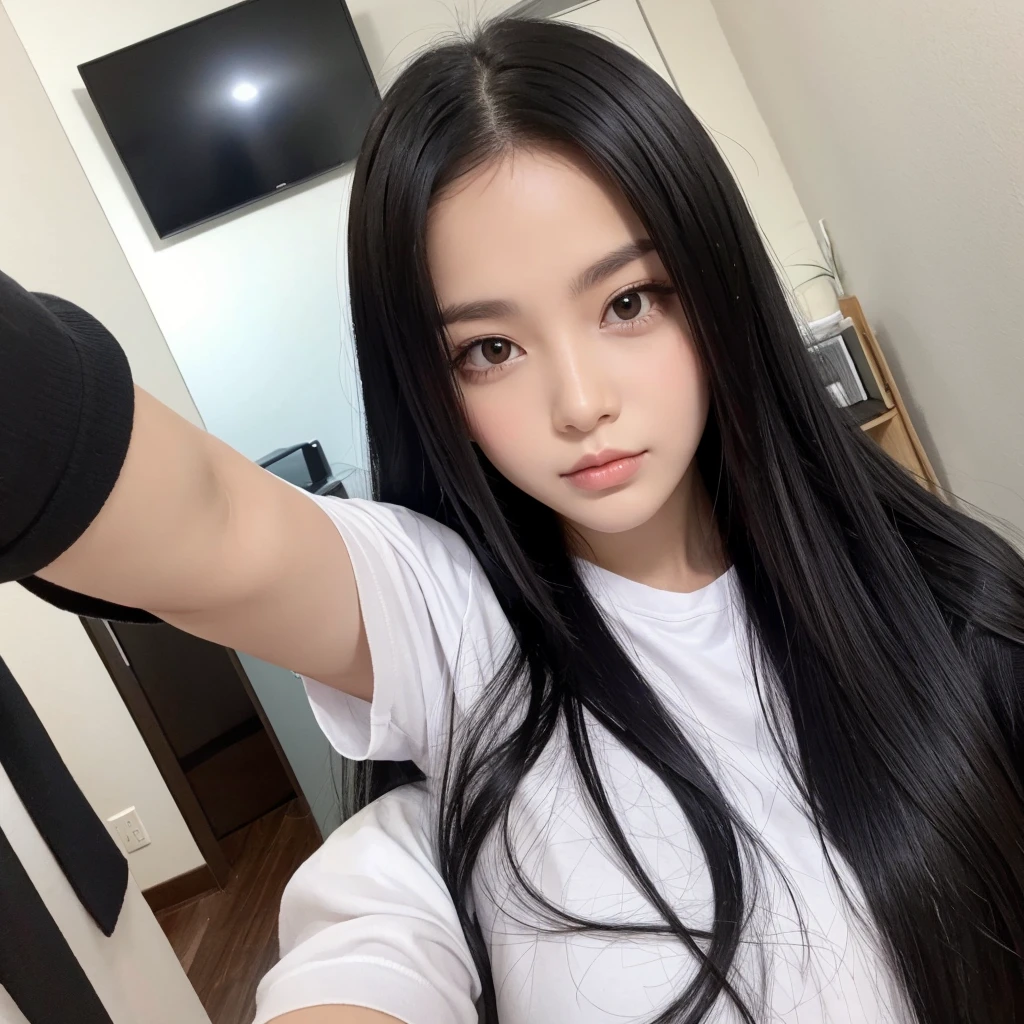 Selfie　Long Black Hair