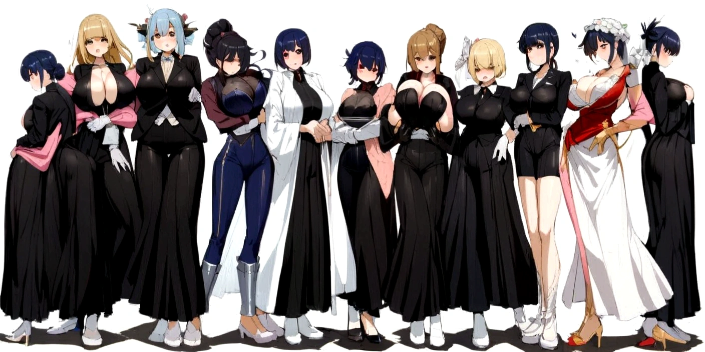 Super huge breasts, struggling to stand, breasts touching each other breasts