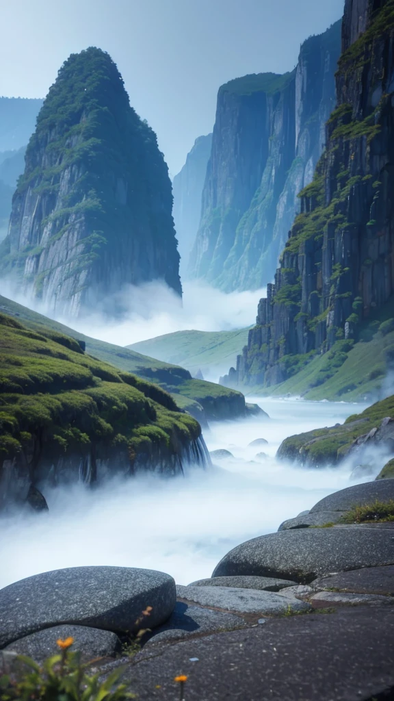 Mysterious and soothing scenery