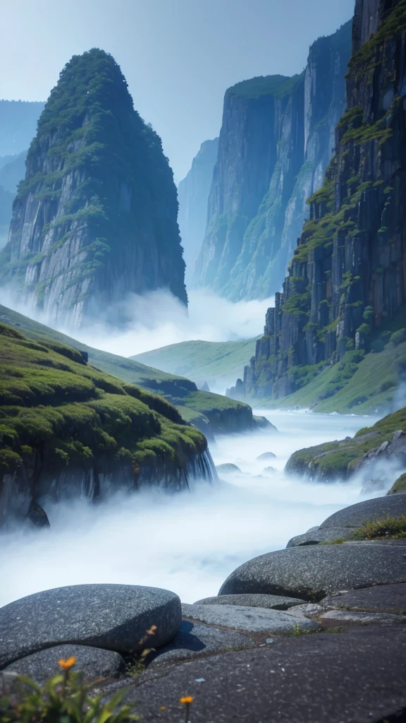 Mysterious and soothing scenery