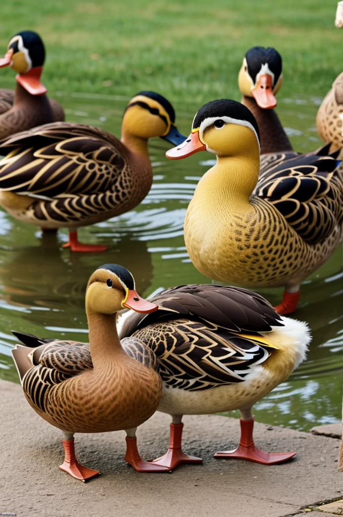 I want a duck teaching friendship classes
