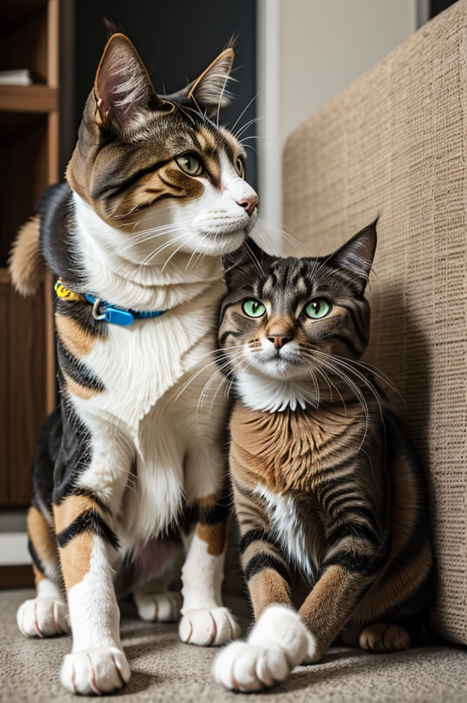 Create a drugged dog and cat