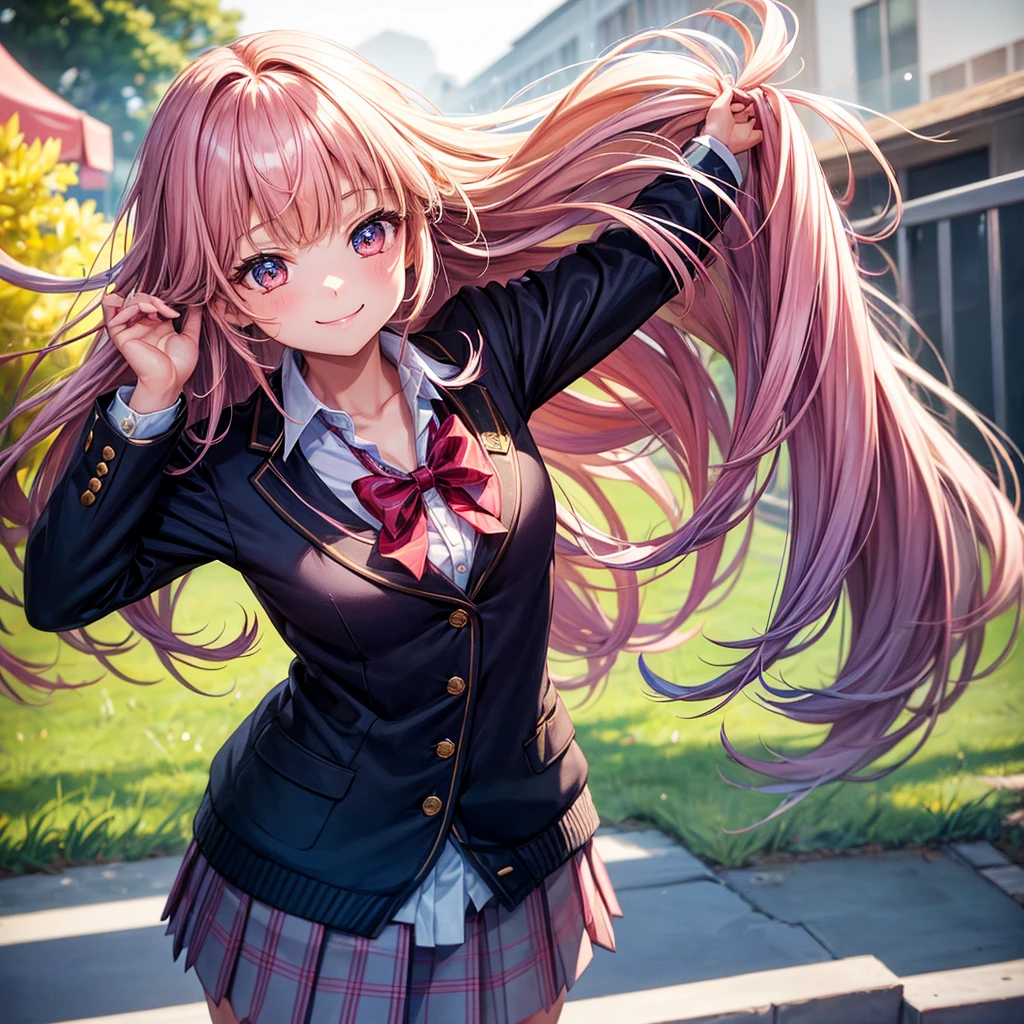 middle School girls,smile,Beautiful girls,The best quality to get you horny,Multi-colored hair,Perfect Girl,Super cute girl,uniform,blazer,School festival,Wearing a cardigan,Long Hair、She has her bangs down,Ultra HD,Young girl,Sex,Naughty Girls,Full body image,Absurd,Beautiful girls,