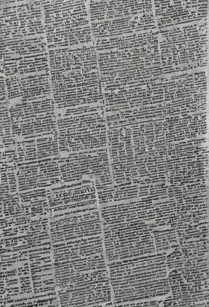 Background of newspaper print black , monochromatic, high contrast, highly detailed, photorealistic, hyperrealism, award winning photo, fine art photography, film grain