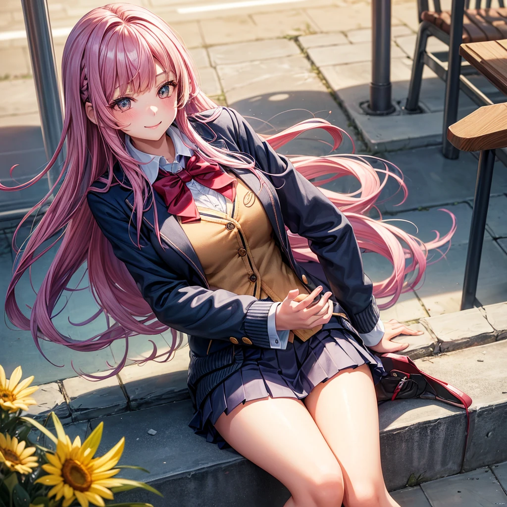 middle School girls,smile,Beautiful girls,The best quality to get you horny,Multi-colored hair,Perfect Girl,Super cute girl,uniform,blazer,School festival,Wearing a cardigan,Long Hair、She has her bangs down,Ultra HD,Young girl,Sex,Naughty Girls,Full body image,Absurd,Beautiful girls,