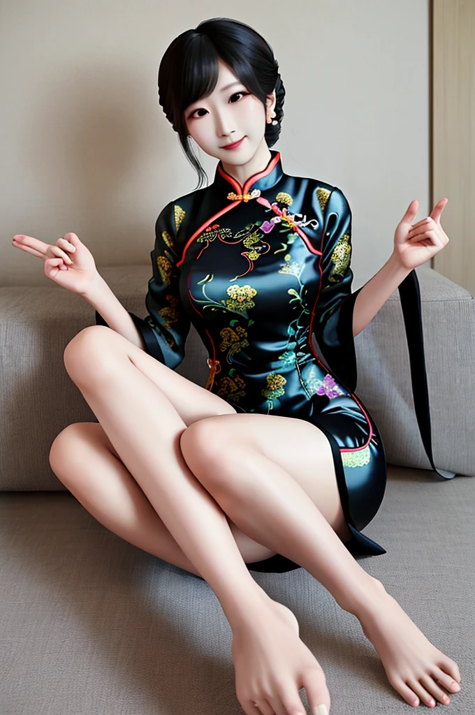 AUNT,QIPAO,BARE LEGS,BEAUTIFUL,SFW