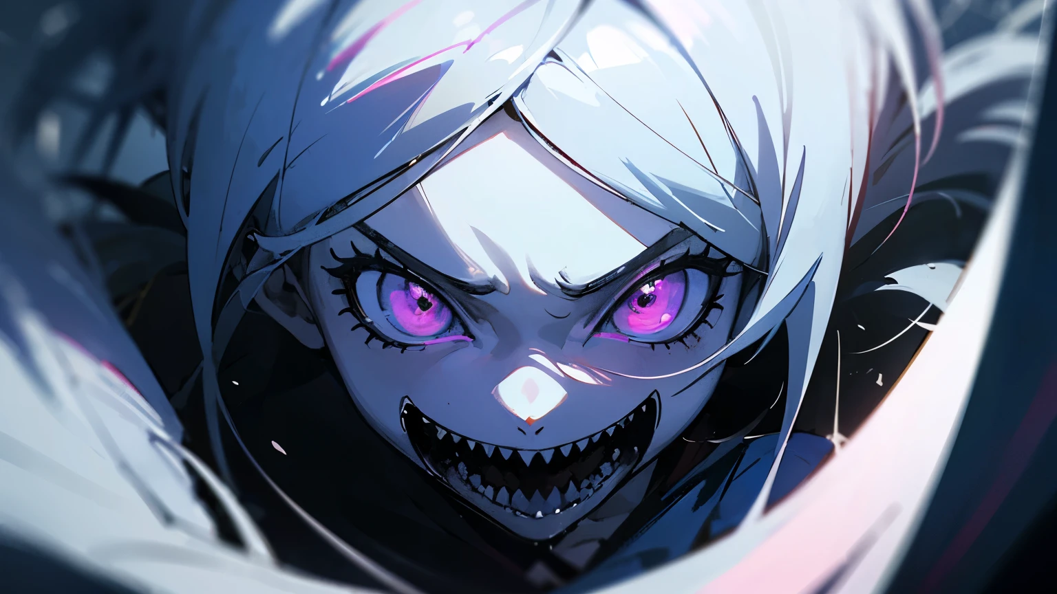 ((best quality)), ((super hdr)), ((4k quality)), ((horror anime girl)), ((horror girl)), brazilian