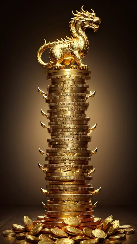 gold coins in mouth,Chinese dragon, five claws,Chinese dragon, five claws,Chinese dragon, five claws,on the pile of treasure,gold bars,gold coins,large amount of gold coins,whole body,light,divine,god,shining,light,divine,god,shining,shining,light,divine,god,shining